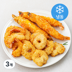 쿡생 모듬 후라이 쉬림프 (냉동), 420g, 3개