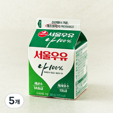 서울우유 나100% 우유, 300ml, 5개