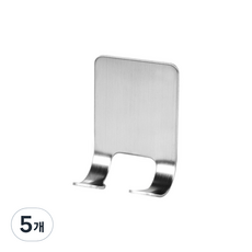 SallimTeriar Mrs. Lee Wooa 3M 強力粘性不銹鋼剃須刀衣架, 單色, 5個