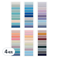 DOnG-A Pms 索引便利貼 混合色 1200張, 4套