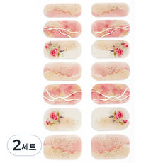 가이만 셀프 아트 네일스티커 세트, 2세트, ZX-3798