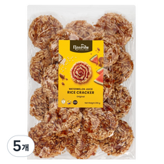 西瓜汁調味米餅 原味, 200g, 5包