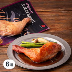 마니커에프앤지 와인 숙성 스모크 닭다리, 160g, 6개