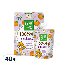 자연원 100% 국산 배도라지즙, 100ml, 40개