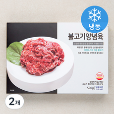 신선설농탕 불고기양념육 (냉동), 500g, 2개