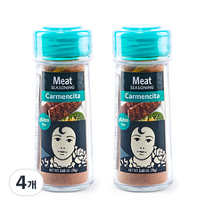 카르멘시타 미트용 시즈닝 향신료, 75g, 4개