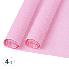 마다꾸미 주름 구김지 05 인디언핑크, 50 x 250 cm, 4개