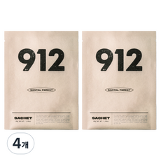 912 掛式室內香氛袋, 檀香森林, 4個, 40g