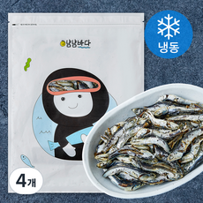 냠냠바다 진한국물 실속형 멸치 국물용 (냉동), 4개, 500g