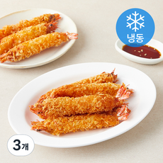 빵가루 튀김용 새우 얼룩새우 49% 함유 (냉동), 320g, 3개