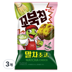 꼬북칩 오리온 말차초코맛, 3개, 68g