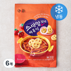 추억의국민학교떡볶이 스마일 감자 떡볶이 (냉동), 500g, 6개