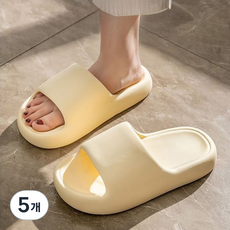 이브리영 폭신한 구름 거실화, 노랑, 5개