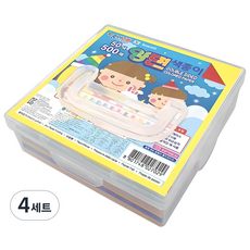 종이나라 양면색종이 + 플라스틱 케이스, 50색, 2000개