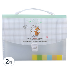 HATAESSMALL 簡易文件袋, 貓咪故事 01, 2個