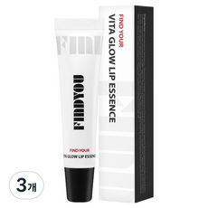 FINDYOU 維他命光澤唇部精華, 3個, 11ml, 無香