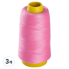 Angplus 聚酯纖維縫紉線 40支2股 縫紉線, 粉紅色, 3個