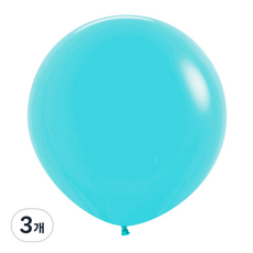 J-BALLOON Sempertex 90cm 大型氣球, 3個, 加勒比藍