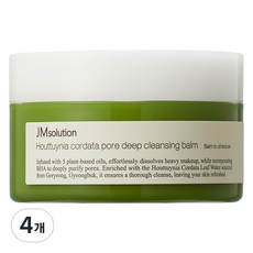 JMsolution 肌司研 魚腥草毛孔護理深層卸妝膏, 4罐, 100g
