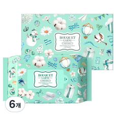 부케가르니 딥 퍼퓸 드라이시트 섬유유연제 소프트코튼 본품, 6개, 120개입