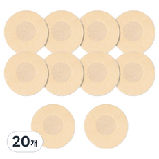 Kelbon 男性專用遮蓋胸貼 繃帶 圓形, 20個
