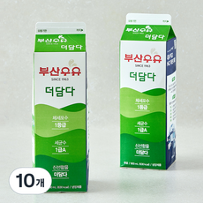 부산우유 더담다, 10개, 900ml