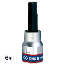 KING TONY 金統立 六角起子頭套筒 3/8 5mm 302505, 6個