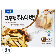 크린랩 다시백, 대(L), 30개입, 3개