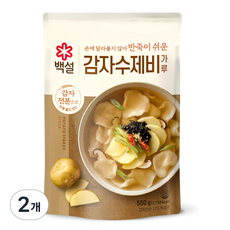 백설 감자수제비 가루, 500g, 2개 500g, 2개