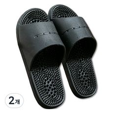 Barom Mall 室內用簡約指壓拖鞋 235~240cm, 2個, 黑色