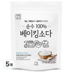 Saenghwalgongsik 100%純小蘇打, 2kg, 5個