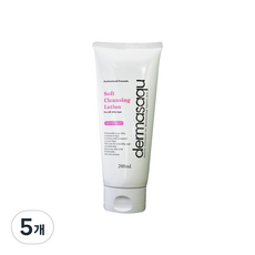DermasaQ 柔軟潔面乳, 200ml, 5個