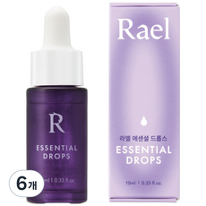 라엘 에센셜 드롭스 여성청결제, 10ml, 6개