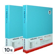 위즈오피스 노블 3공 바인더 2cm, 블루, 10개