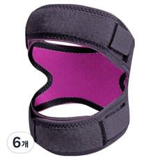 Angmet 雙層超薄矽膠護膝 深灰色, 6個