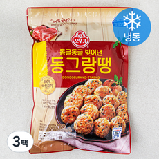 오뚜기 동그랑땡 (냉동), 1kg, 3팩