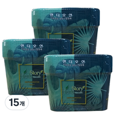 草本故事大號木炭雙層冰箱除臭劑, 260g, 15個