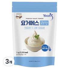 아임요 요거에스 저당, 3개, 1개입, 1kg