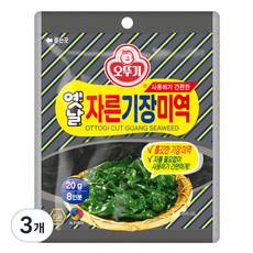 오뚜기옛날 자른기장미역, 20g, 3개