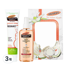 팔머즈 프레그넌시 임산부 크림 156g + 스킨테라피 매직 오일 150ml 선물세트, 3개