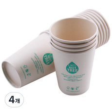 PLA塗層甘蔗紙杯360ml, 25入, 4個