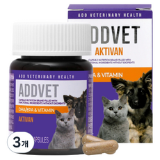애드벳 반려동물 영양제, 30정, 면역/항산화, 3개