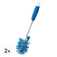 World Clean Cleaner Blue 馬桶刷, 2個, 白色 + 藍色