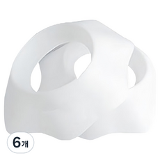 MF Store 矽膠防濺護腕帶 S, 白色, 6個