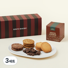 겐츠베이커리 클래식 쿠키 선물세트 2호 + 쇼핑백, 3세트