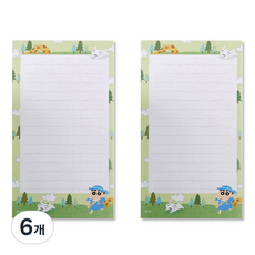蠟筆小新便條紙, 森林幼稚園, 1入, 6個