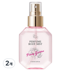 비오엠 퍼퓸 바디 미스트 피오니 가든, 110ml, 2개
