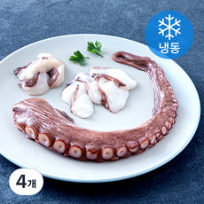 국내산 손질문어 (냉동), 4개, 150g
