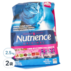 Nutrience 田園糧系列 全齡貓用 室內化毛配方乾飼料, 雞肉, 2.5kg, 2袋