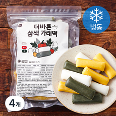 더바른 삼색가래떡 (냉동), 1kg, 1개입, 4개